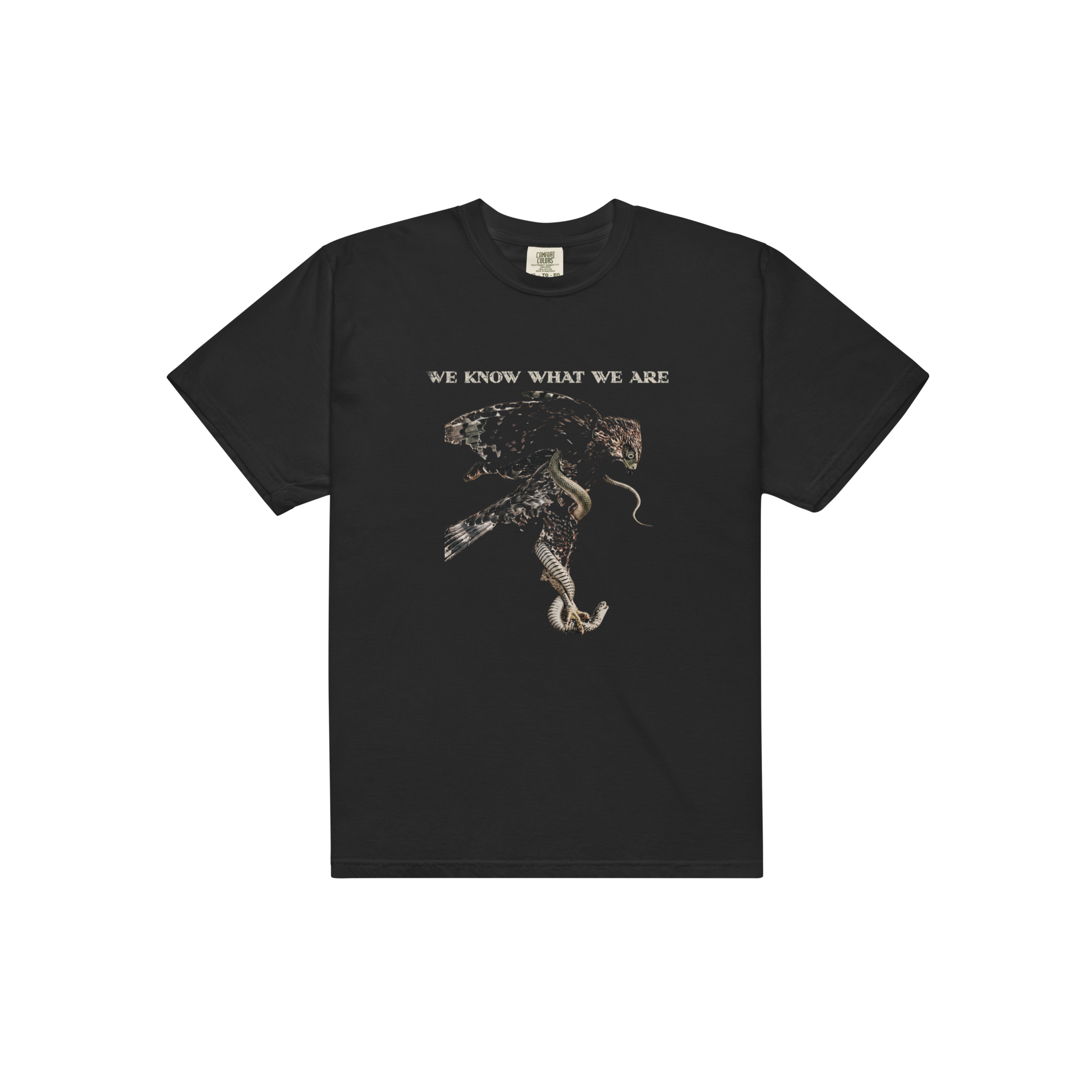 We Know What We Are Eagle & Serpent Unisex Tee