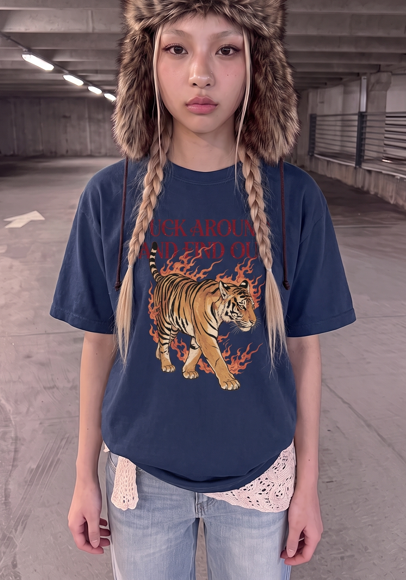 Blazing Tiger Unisex Graphic Tee