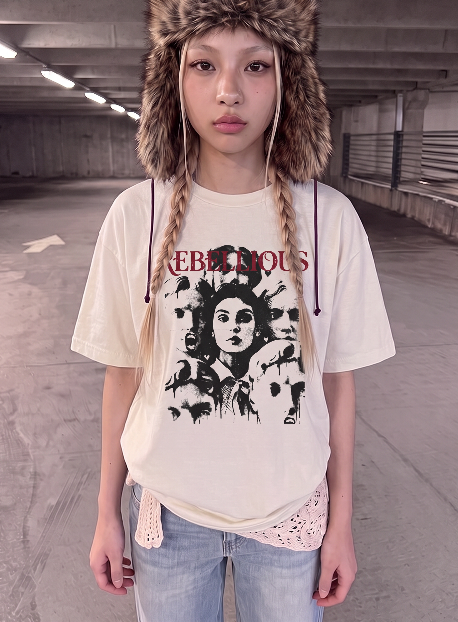 Rebellious Gothic Graphic Tee