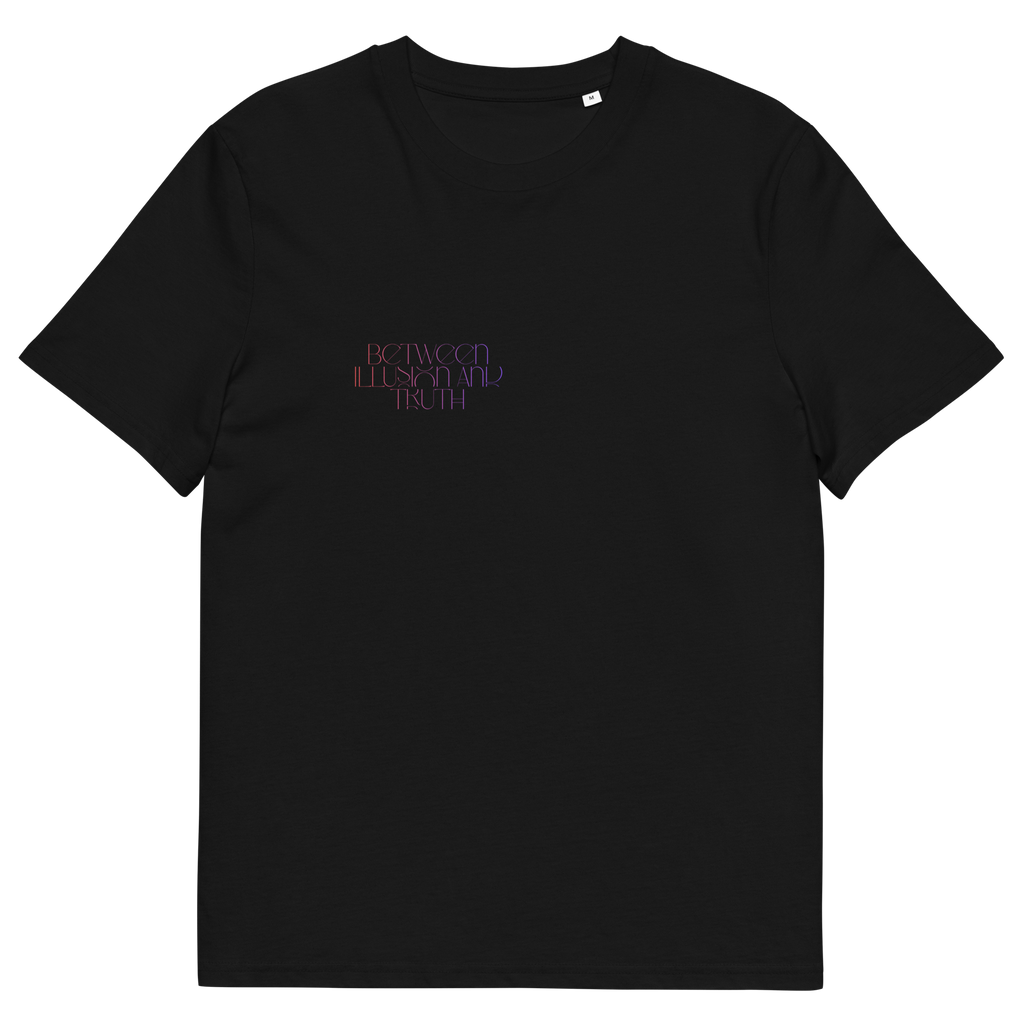 Between Illusion and Truth Graphic Tee – Grunge Dark Aesthetic Unisex T-Shirt