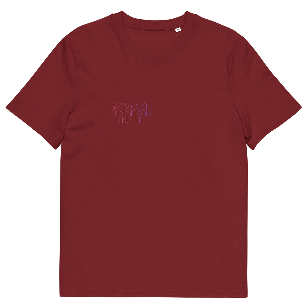 Between Illusion and Truth Graphic Tee – Grunge Dark Aesthetic Unisex T-Shirt