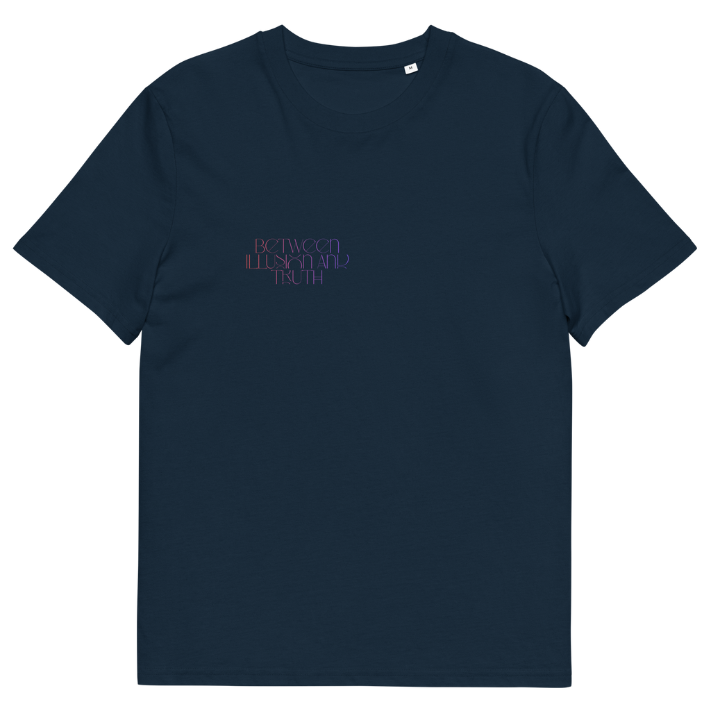 Between Illusion and Truth Graphic Tee – Grunge Dark Aesthetic Unisex T-Shirt